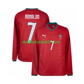 Maillot de Foot Portugal Cristiano Ronaldo 7 World Cup Domicile 2026 Manches Longues
